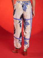 Blue Floral Printed Co-Ord Set