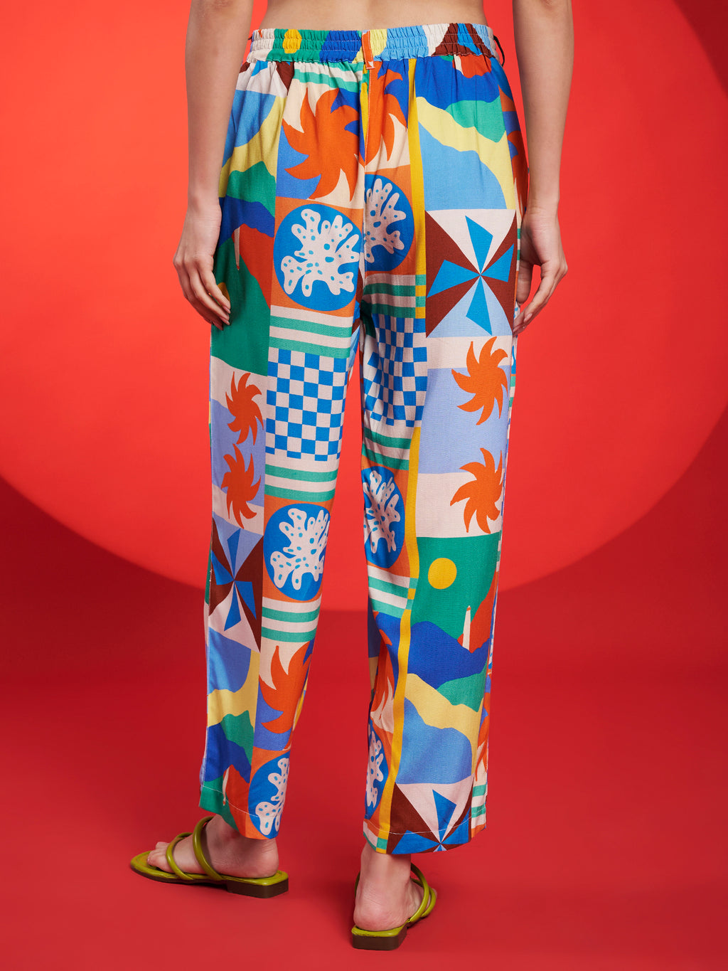 Multicolor Graphic Print Co-Ord Set