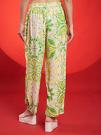 Lime Green Boho Printed Co-Ord Set