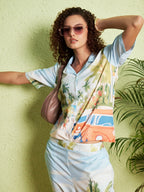 Women's Scenic Print Co-Ord Set