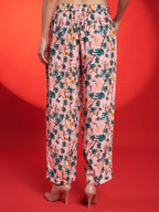 Blush Pink Tropical Printed Co-Ord Set