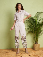 Women's Tropical Print Co-Ord Set