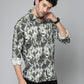 Valbone Men's Geometrical Printed Giza Cotton Casual Shirt