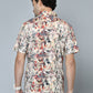 Valbone Men's Abstract Printed Giza Cotton Casual Shirt