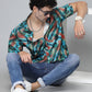 Valbone Men's Geometrical Printed Giza Cotton Casual Shirt