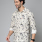 Valbone Men's abstract Printed Giza Cotton Casual Shirt