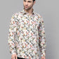 Valbone Men’s Digital Print Birds Printed Regular Fit Casual Shirt Full Sleeves