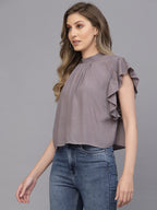 Grey Colour Tops for Women
