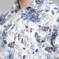 Valbone Men’s Digital Print Blue Butterfly Printed Regular Fit Casual Shirt Half Sleeves