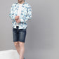 Valbone Men’s Digital Print Blue Regular Fit Casual Shirt Full Sleeves