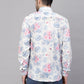 Valbone Men’s Digital Print Floral Printed Pure Cotton Casual Full Sleeves Shirt