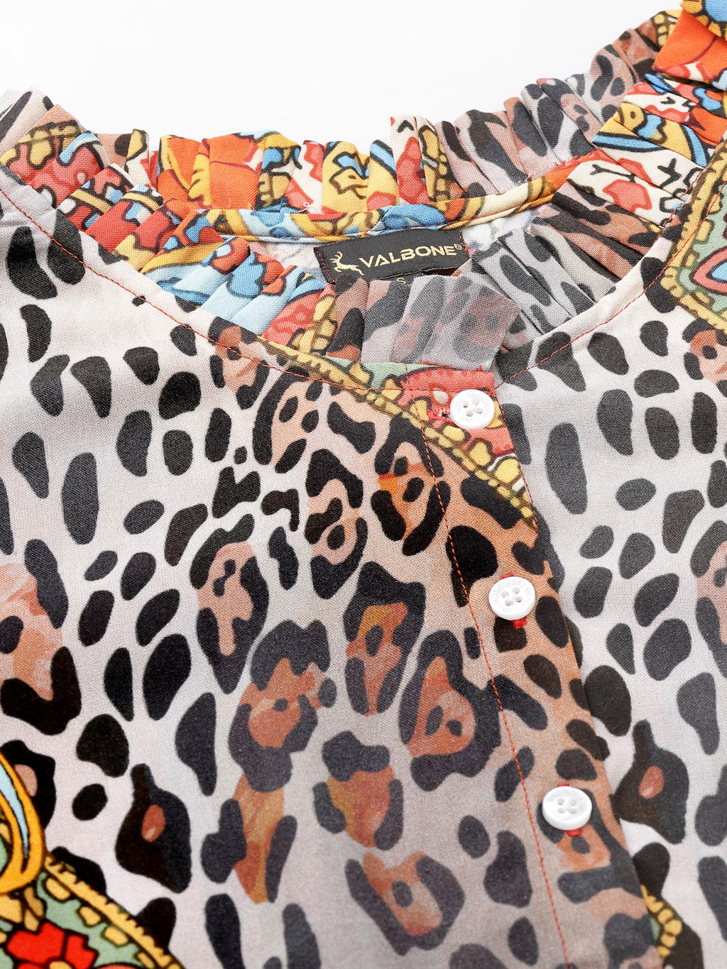 Orange Jacquard  Printed Dress