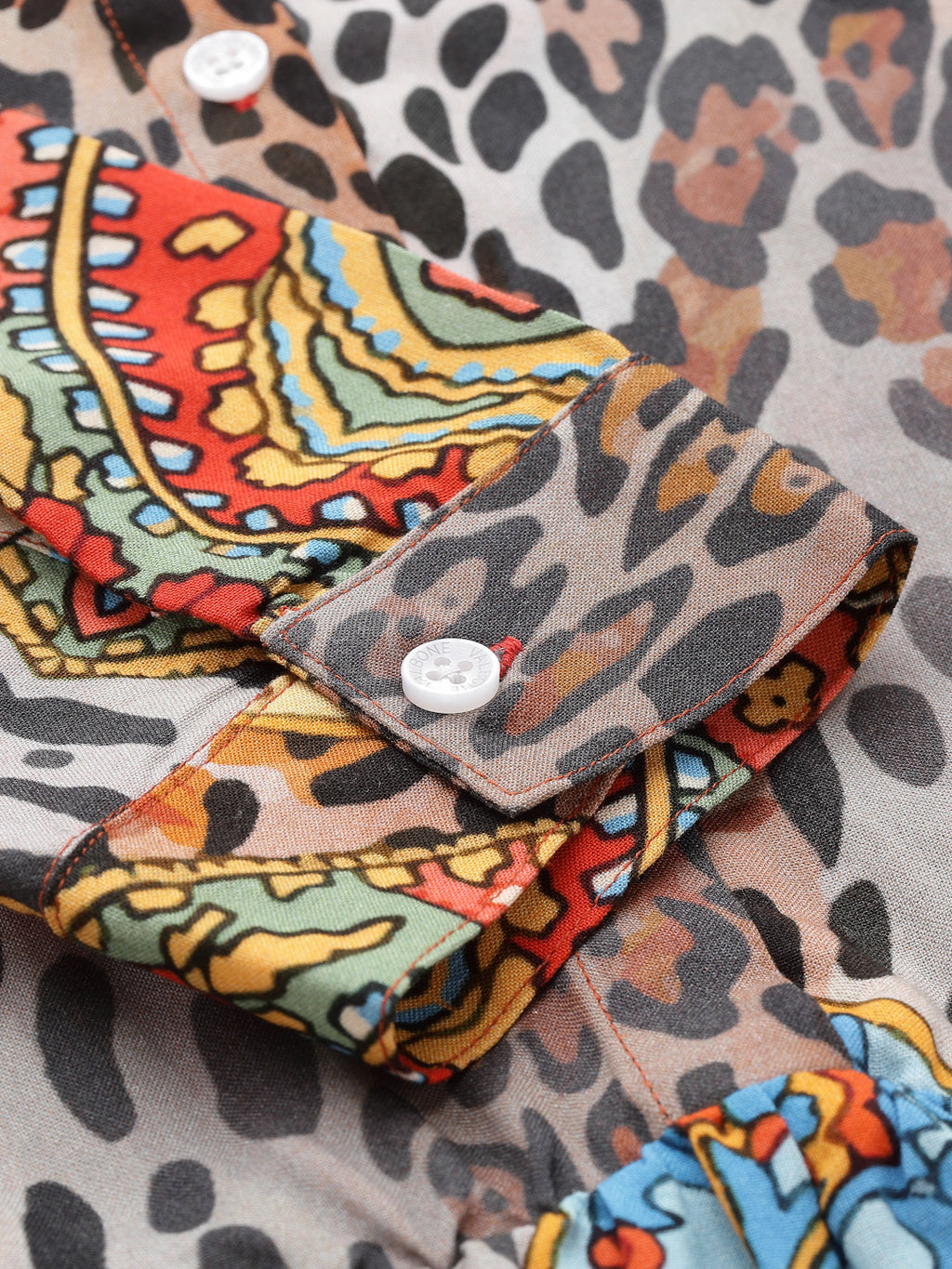 Orange Jacquard  Printed Dress