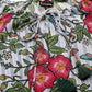 Valbone Women's Georgette Red & Green Floral Print Tie Pattern Top Half-Sleeves