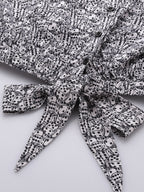 White Rayon (Ludo Dice) Printed Top