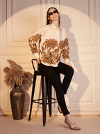 🌿 Tropical Heritage Printed Cotton Shirt