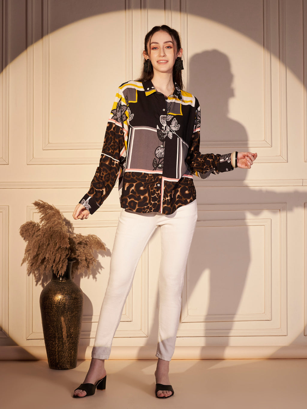 🖤 Urban Muse Printed Viscose Shirt