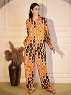 🧡 Retro Aura Printed Co-ord Set