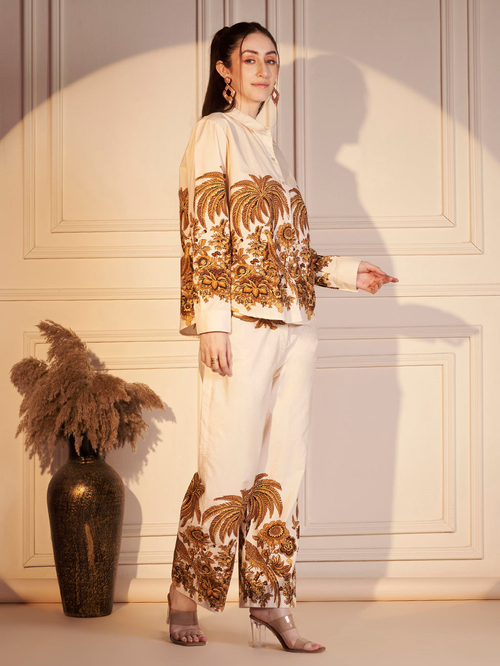 Tropical Muse Printed Cotton Co-ord Set