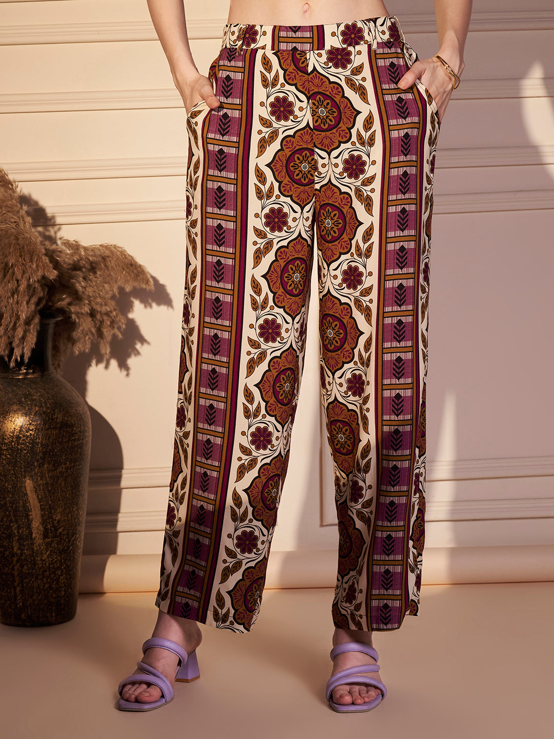 Bohemian Print Relaxed Fit Co-ord Set