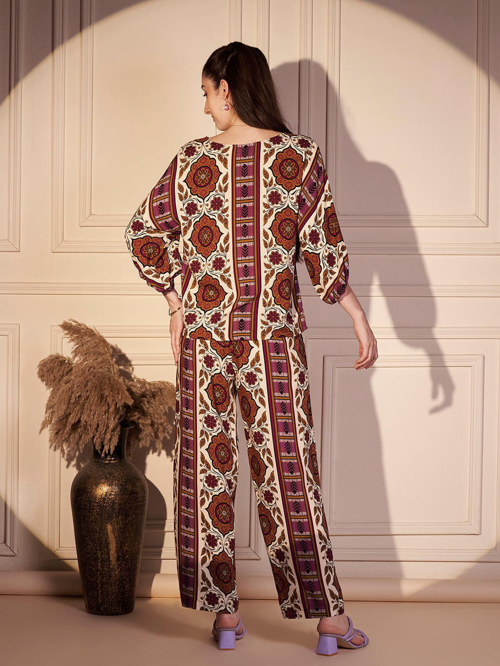 Bohemian Print Relaxed Fit Co-ord Set