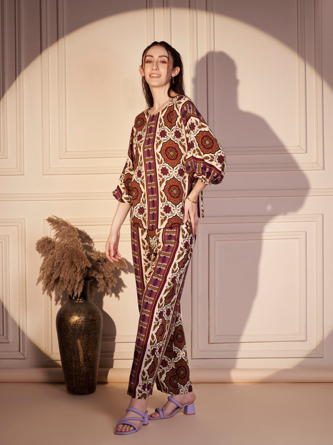 Bohemian Print Relaxed Fit Co-ord Set