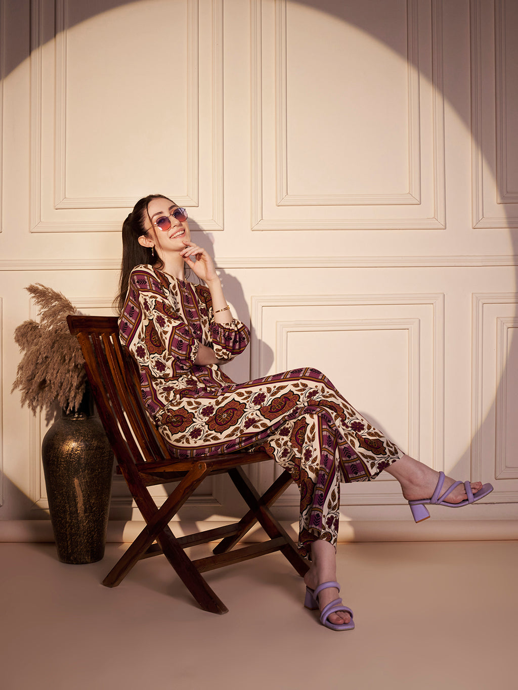 Bohemian Print Relaxed Fit Co-ord Set