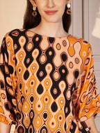 🧡 Retro Wave Printed Co-ord Set