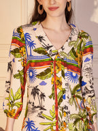 🌞 Tropical Paradise Printed Co-ord Set