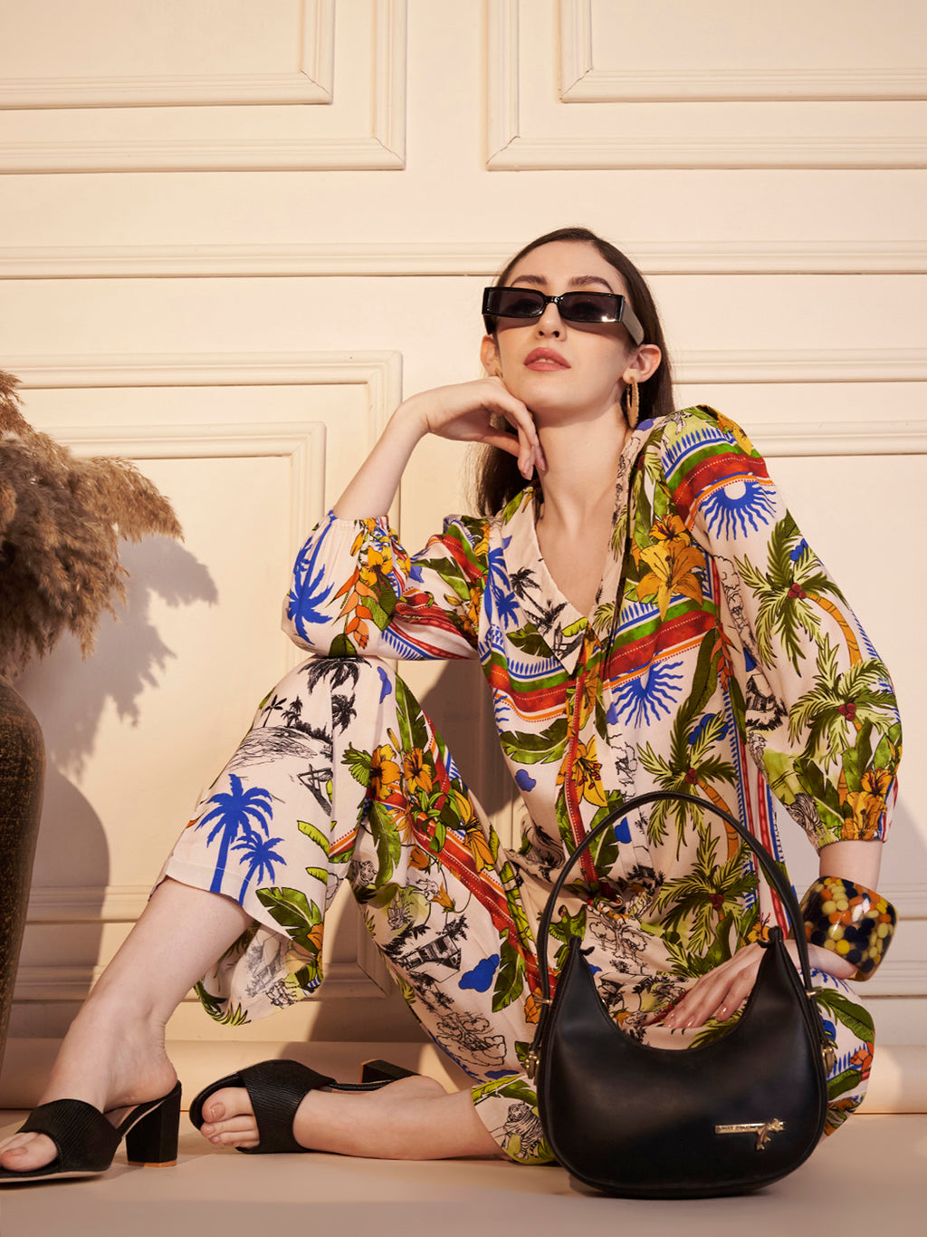 🌞 Tropical Paradise Printed Co-ord Set