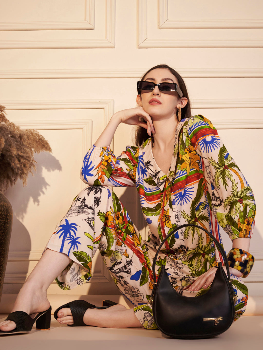 🌞 Tropical Paradise Printed Co-ord Set