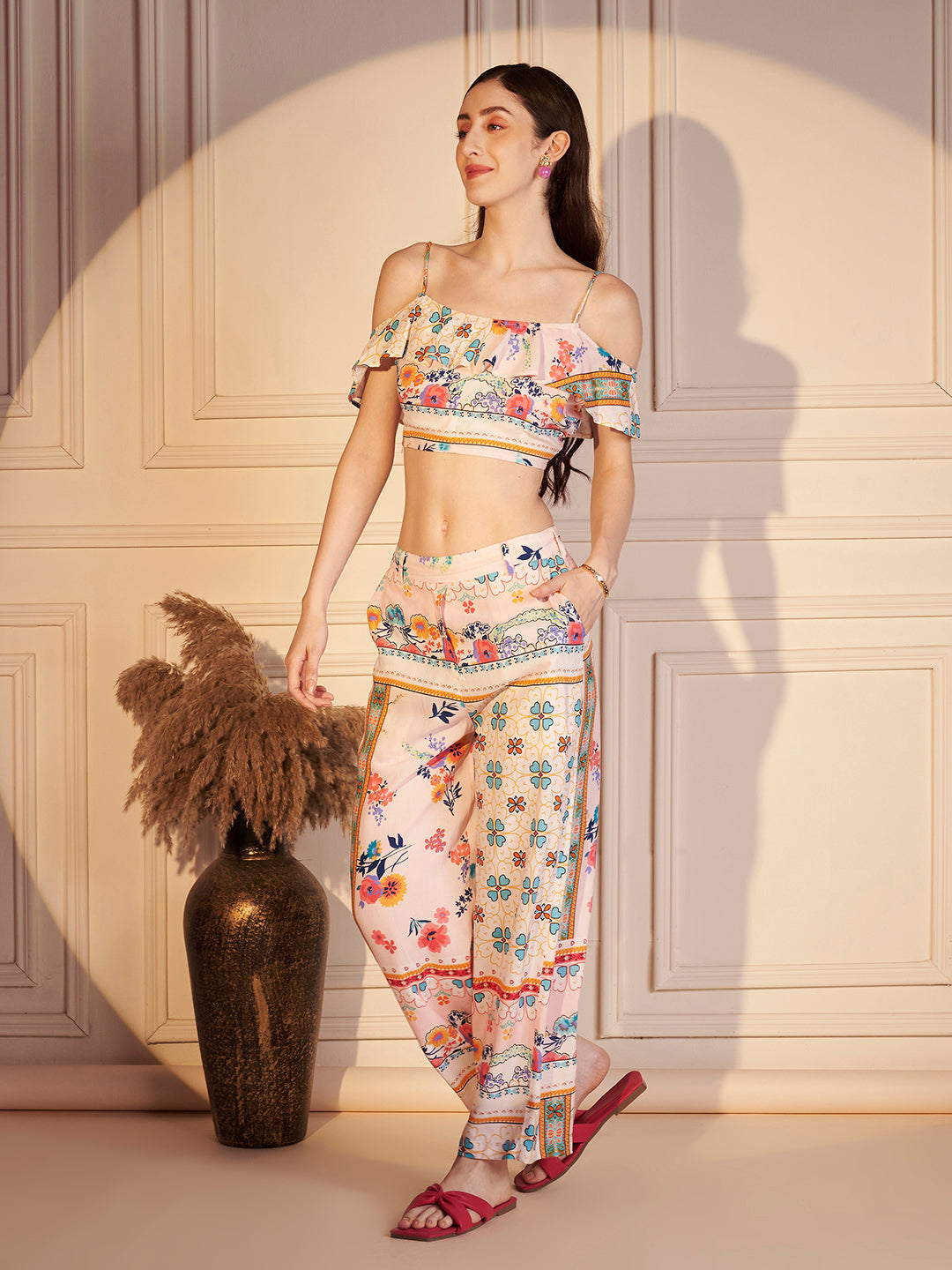 🌺 Pastel Garden Printed Co-ord Set