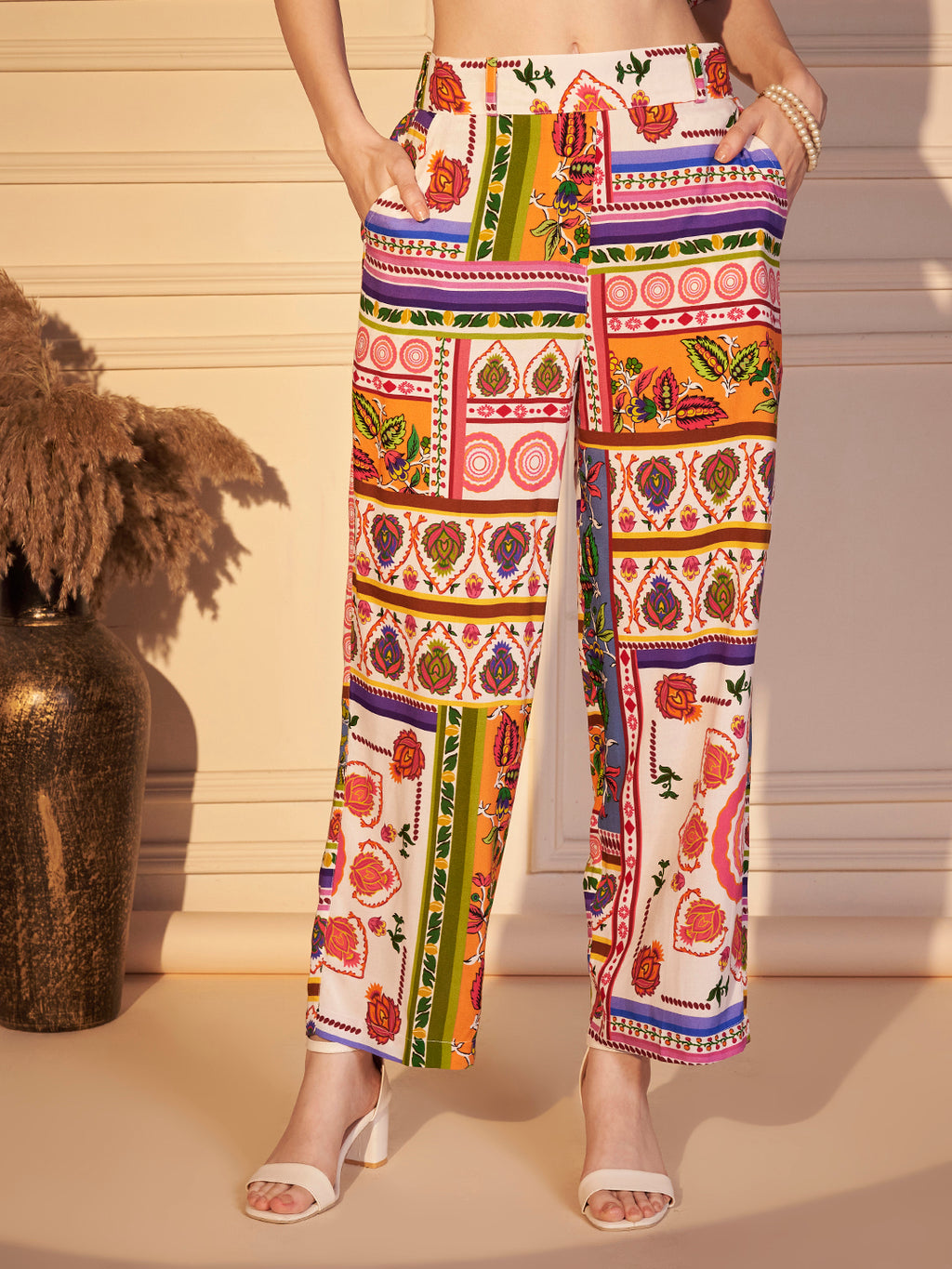 🎨 Boho Mosaic Printed Co-ord Set