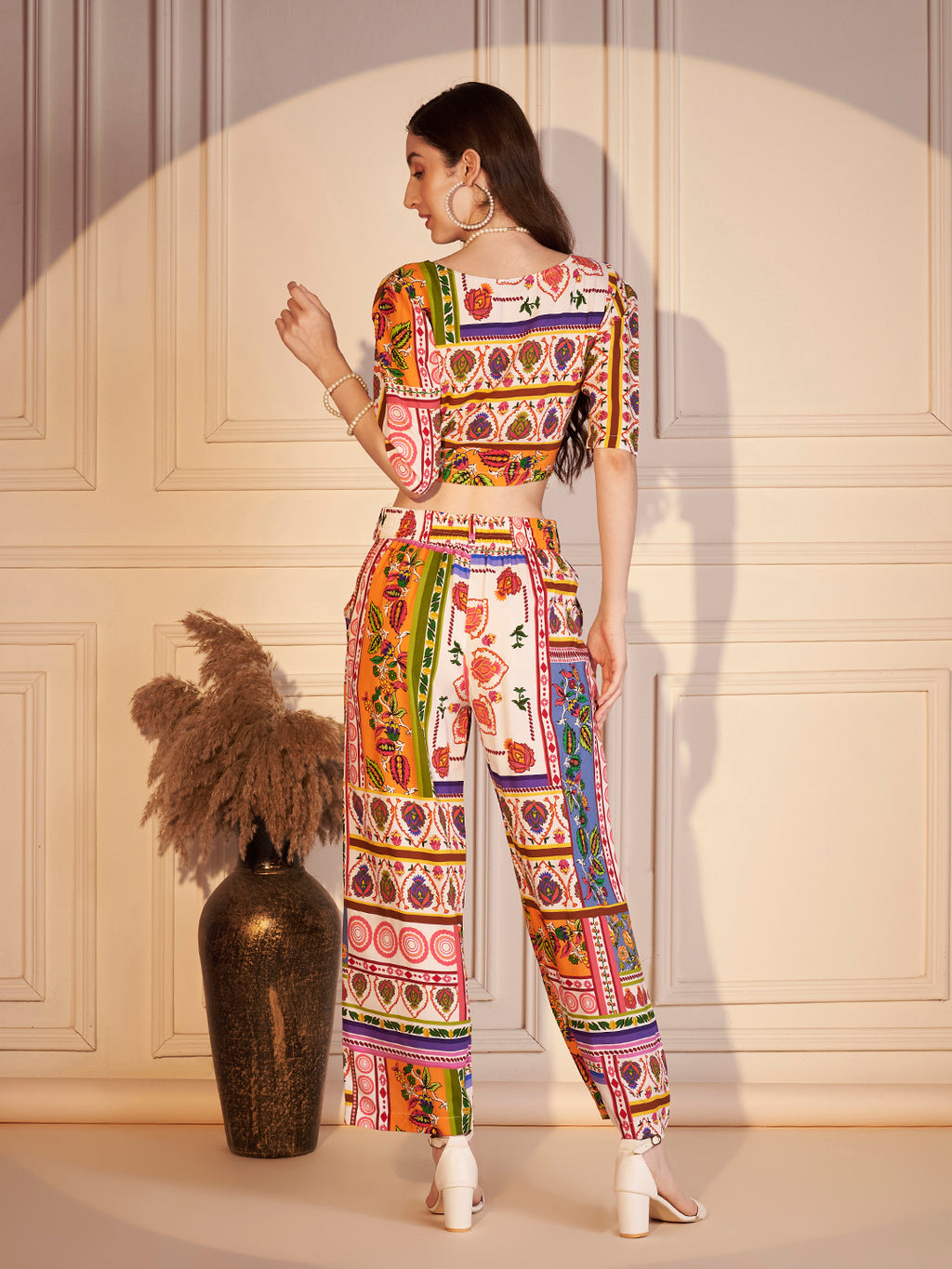 🎨 Boho Mosaic Printed Co-ord Set