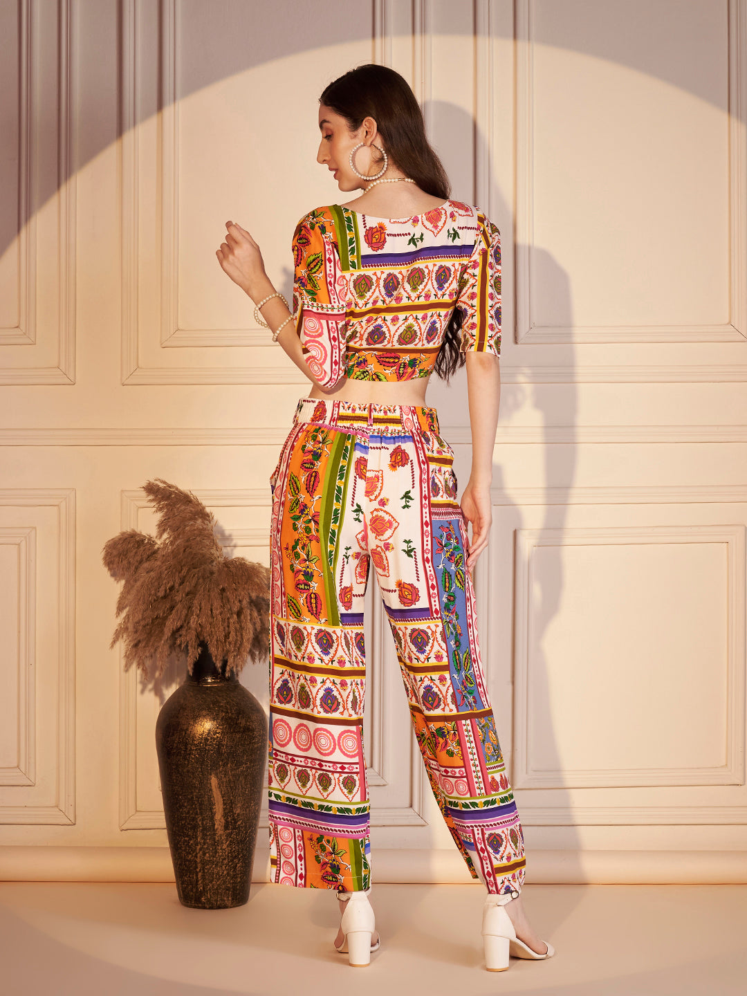 🎨 Boho Mosaic Printed Co-ord Set