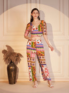 🎨 Boho Mosaic Printed Co-ord Set