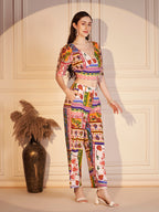 🎨 Boho Mosaic Printed Co-ord Set