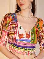 🎨 Boho Mosaic Printed Co-ord Set