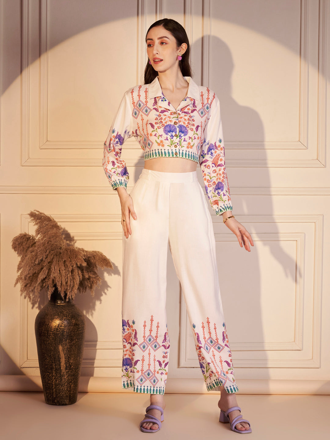 🌸 Floral Symphony Printed Viscose Co-ord Set
