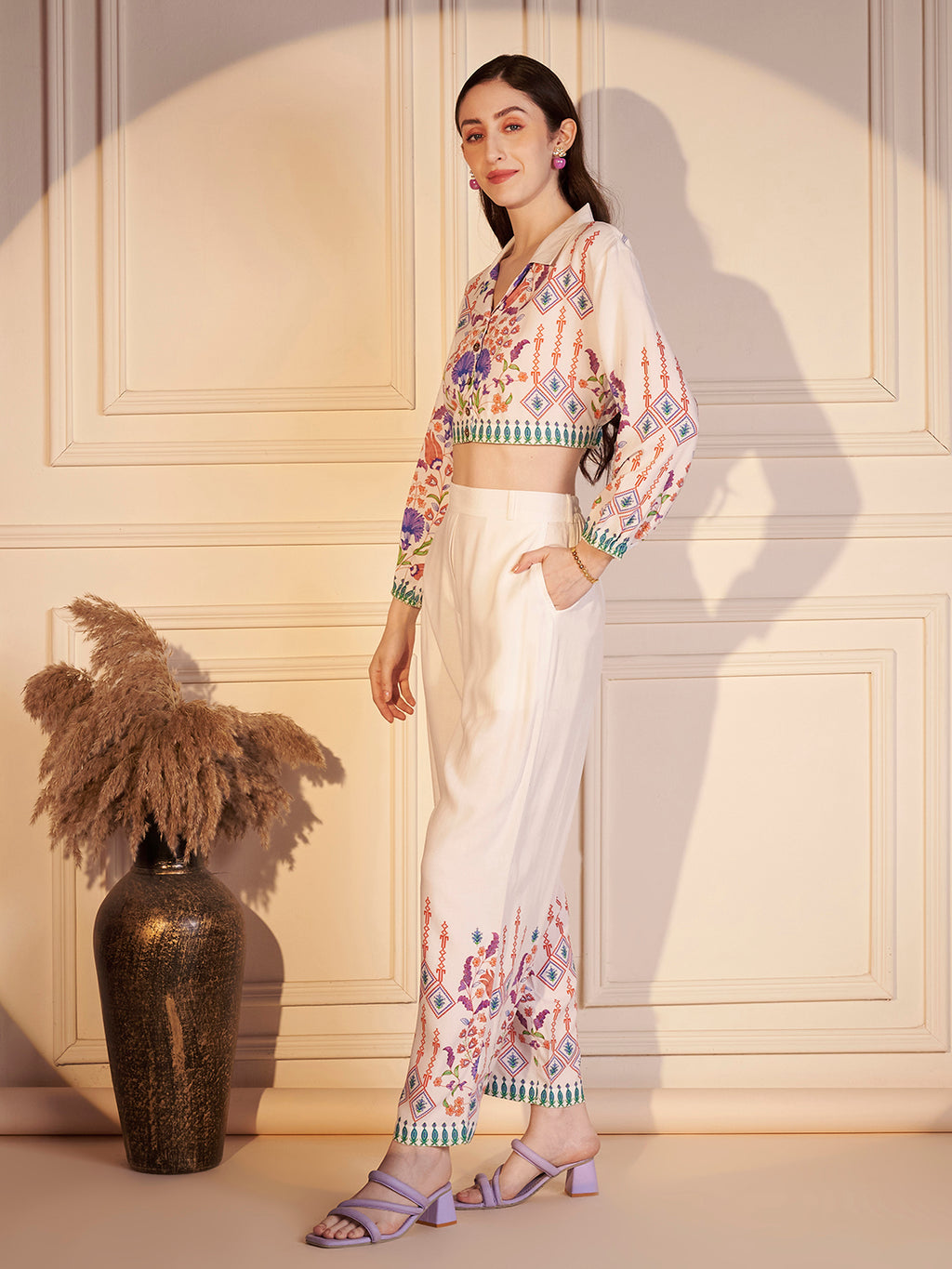 🌸 Floral Symphony Printed Viscose Co-ord Set