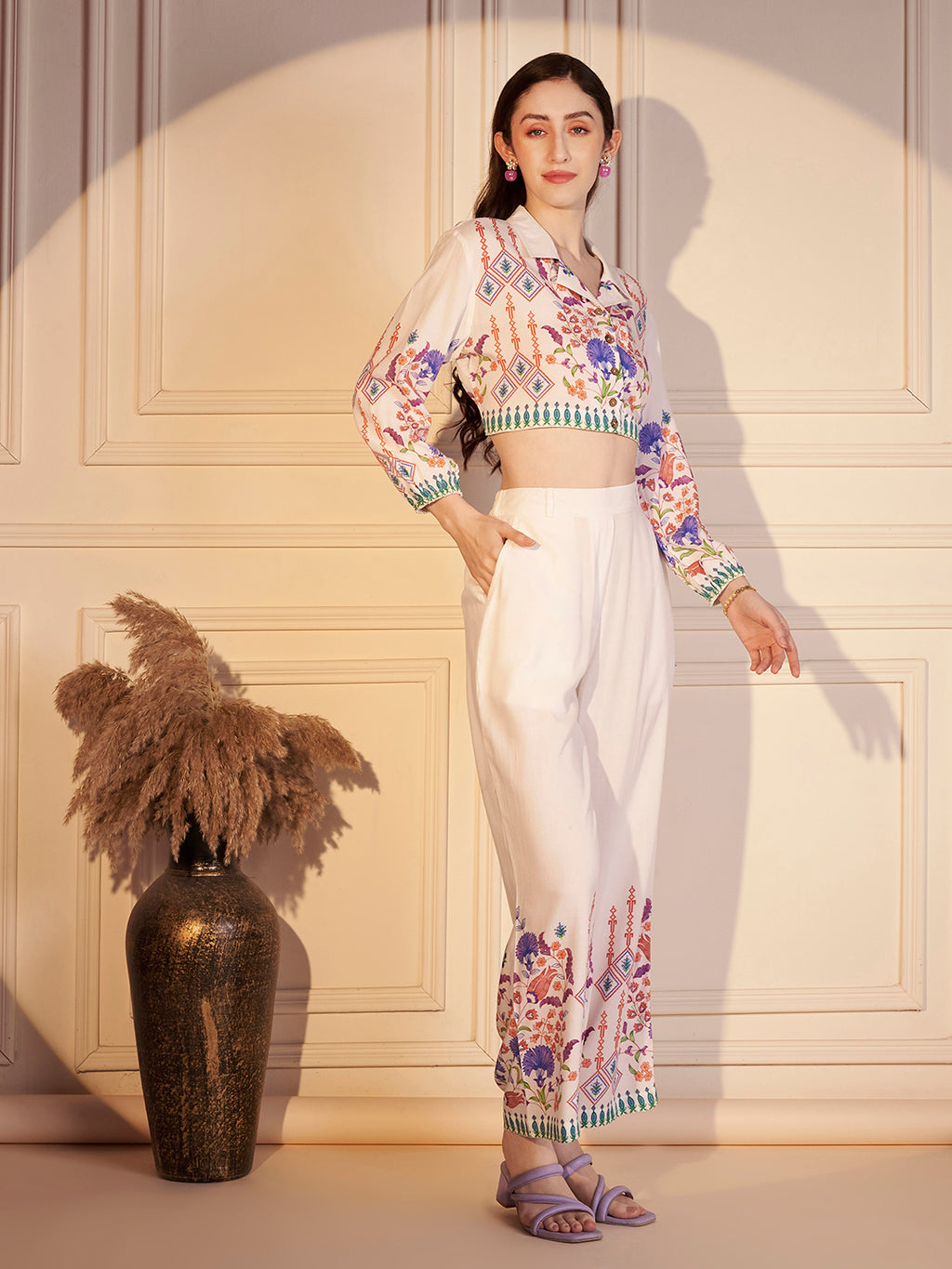 🌸 Floral Symphony Printed Viscose Co-ord Set