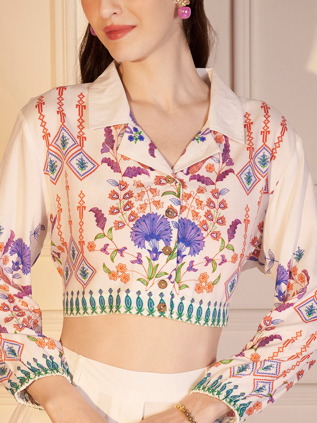 🌸 Floral Symphony Printed Viscose Co-ord Set