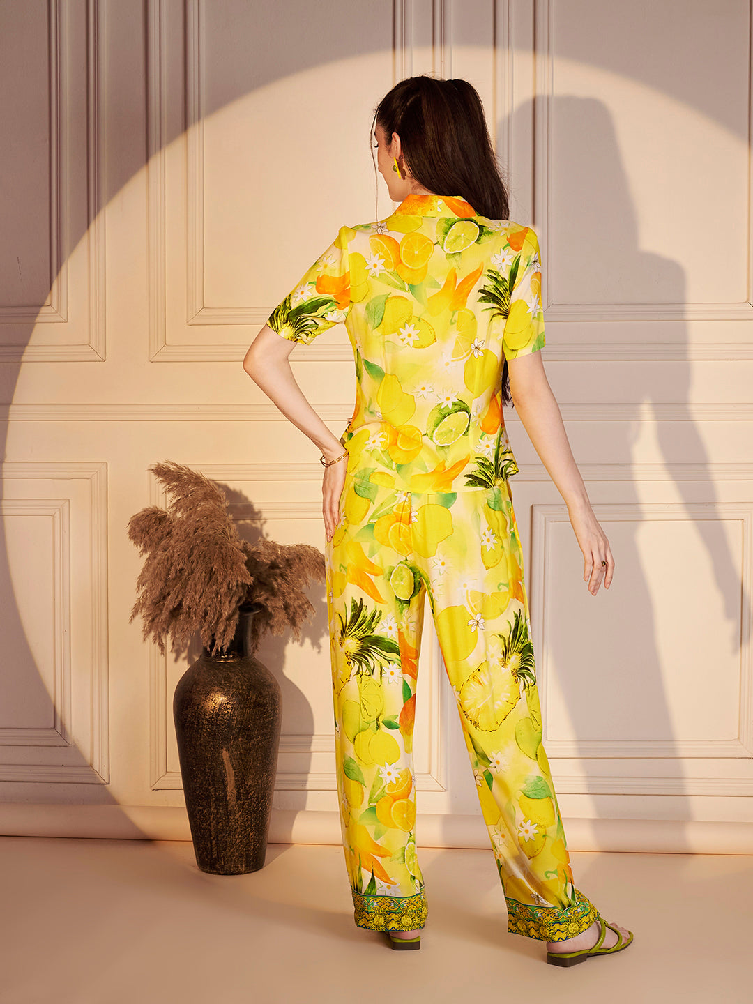 Floral Abstract Print Co-ord Set