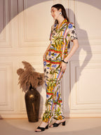 Floral Abstract Print Co-ord Set
