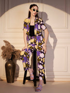 Floral Abstract Print Co-ord Set
