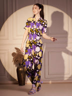 Floral Abstract Print Co-ord Set