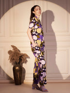 Floral Abstract Print Co-ord Set