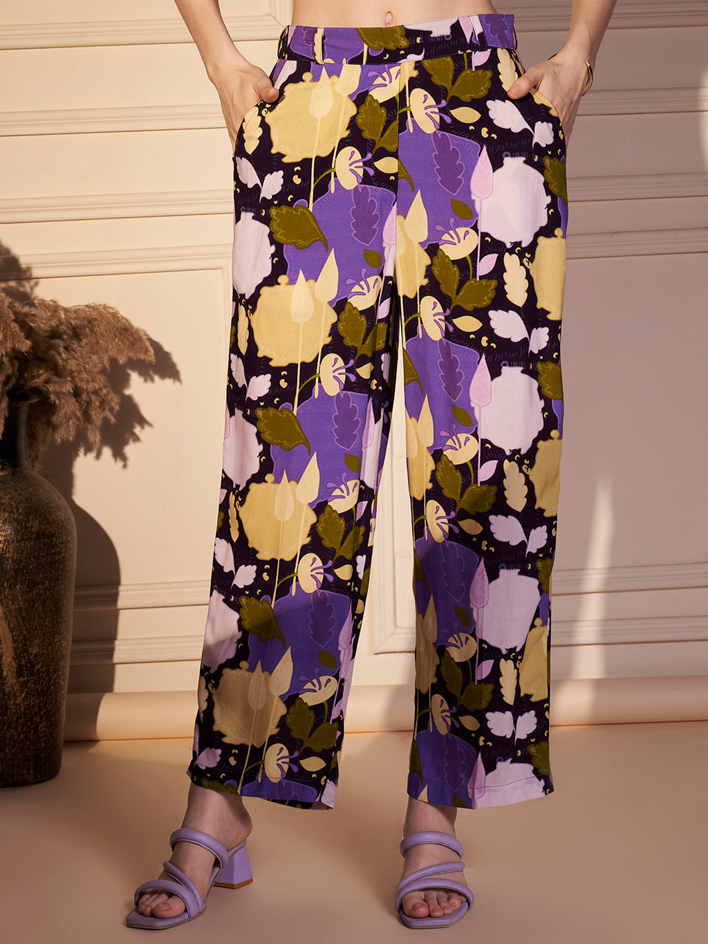 Floral Abstract Print Co-ord Set