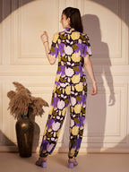 Floral Abstract Print Co-ord Set