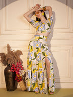 🍋 Lemon Tile Printed Co-ord Set